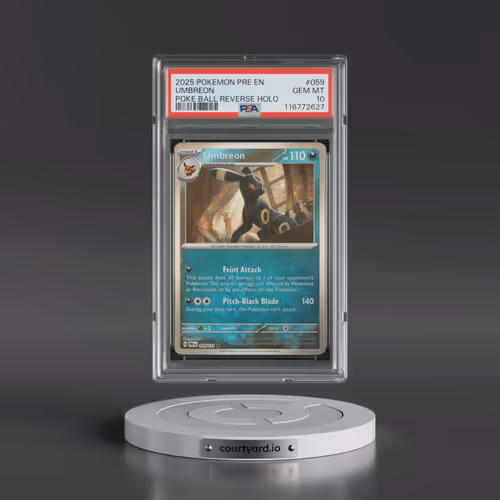 2025 Pokémon Pre EN-Prismatic Evolutions #059 Umbreon - Reverse Holo Poke Ball (PSA 10 GEM MINT)