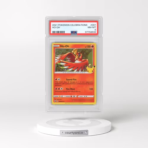 2021 Pokémon Celebrations #001 HO-Oh (PSA 8 NM-MT)