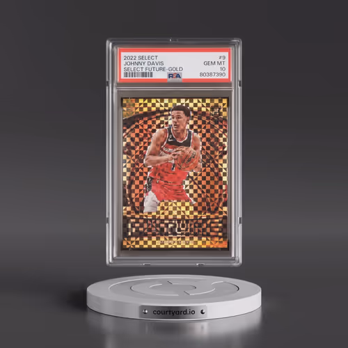2022 Panini Select Select Future #9 Johnny Davis - Gold (PSA 10 GEM MINT)