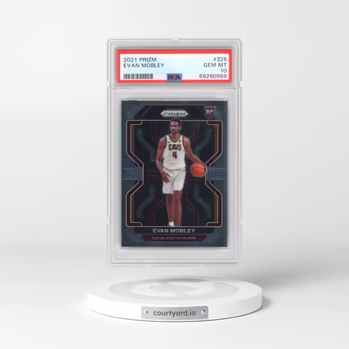 2021 Panini Prizm #325 Evan Mobley (PSA 10 GEM MINT)