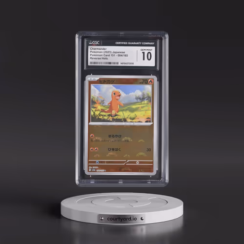 2023 Pokémon Card 151 #004/165 Charmander - Reverse Holo Poke Ball (CGC 10 GEM MINT)