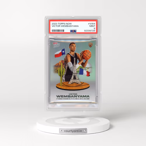 2023 Topps Now #VW4 Victor Wembanyama (PSA 9 MINT)