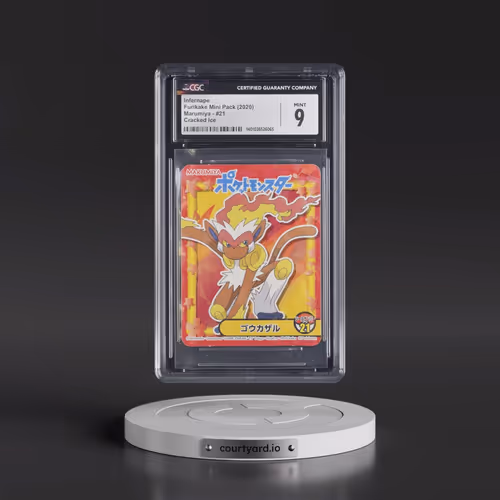 2020 Sword & Shield Furikake Mini Pack (Marumiya) - Japanese #21 Infernape - Cracked Ice (CGC 9 MINT