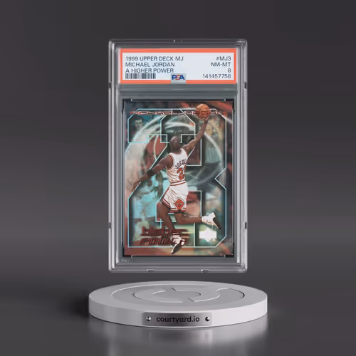 1999 Upper Deck MJ A Higher Power #MJ3 Michael Jordan (PSA 8 NM-MT)