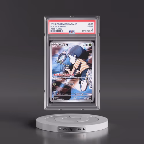 2024 Pokémon Sv5a-Crimson Haze #068 Poltchageist - Art Rare (PSA 9 MINT)