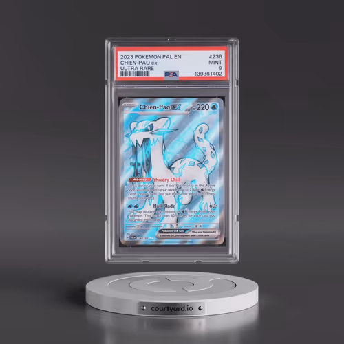 2023 Pokémon Pal EN-Paldea Evolved #236 Chien-Pao EX - Holo Ultra Rare (PSA 9 MINT)