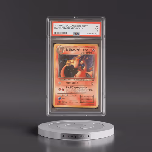 1997 Pokémon Rocket #6 Dark Charizard - Holo (PSA 5 EX)