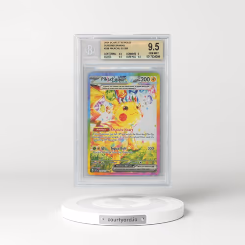 2024 Pokémon Ssp EN-Surging Sparks #238 Pikachu EX - Holo Special Illustration Rare (BGS 9.5 GEM MINT)