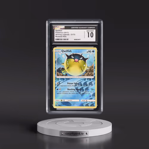 2017 Shining Legends #21/73 Qwilfish - Reverse Holo (CGC 10 GEM MINT)