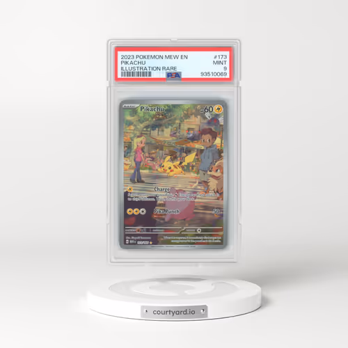 2023 Pokémon Mew EN-151 #173 Pikachu - Illustration Rare (PSA 9 MINT)