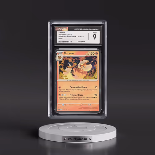 2025 Prismatic Evolutions - PRE EN #013/131 Flareon - Holo (CGC 9 MINT)