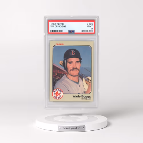 1983 Fleer #179 Wade Boggs (PSA 9 MINT)