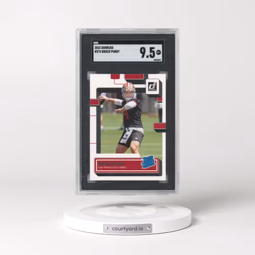 2022 Donruss #374 Brock Purdy (SGC 9.5 MINT+)