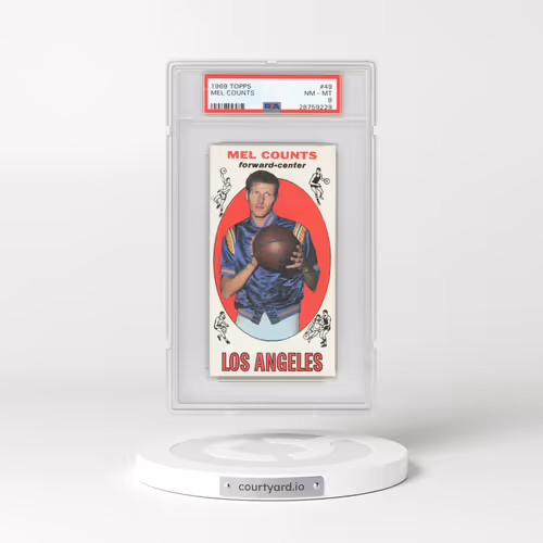 1969 Topps #49 Mel Counts (PSA 8 NM-MT)