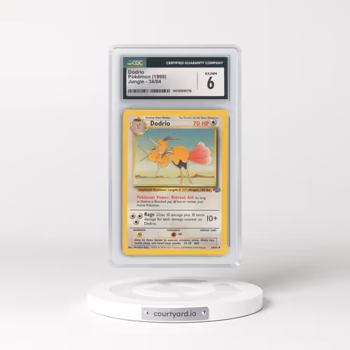 1999 Jungle #34 Dodrio (CGC 6 EX-NM)