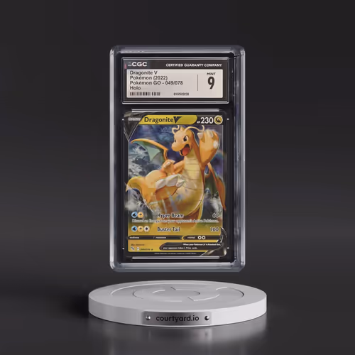 2022 Pokémon GO #049/078 Dragonite V - Holo (CGC 9 MINT)