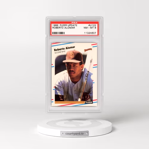1988 Fleer Update #U-122 Roberto Alomar (PSA 8 NM-MT)