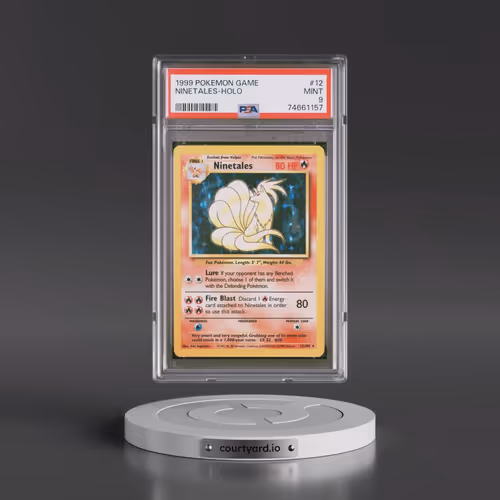 1999 Pokémon Game #12 Ninetales - Holo (PSA 9 MINT)