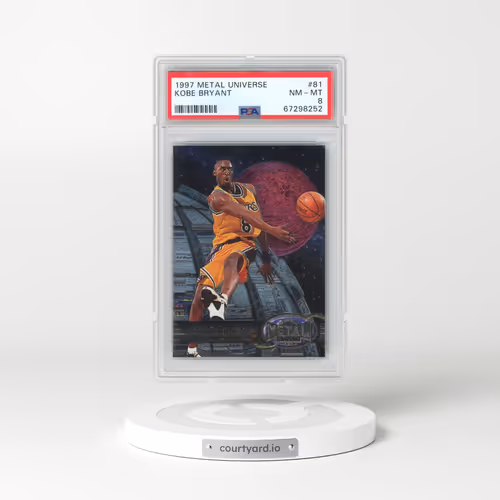 1997 Metal Universe #81 Kobe Bryant (PSA 8 NM-MT)