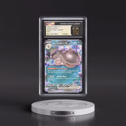 2024 Pokémon Paf EN-Paldean Fates #059 Paldean Clodsire EX - Holo (CGC 10 PRISTINE)