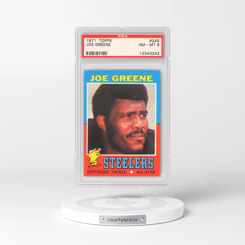 1971 Topps #245 Joe Greene (PSA 8 NM-MT)