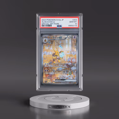 2023 Pokémon Sv2a-Pokémon 151 #203 Alakazam EX - Holo Special Art Rare (PSA 10 GEM MINT)