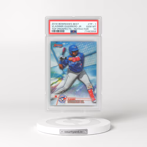 2018 Bowman's Best Top Prospects #TP-1 Vladimir Guerrero Jr. - Refractor (PSA 10 GEM MINT)