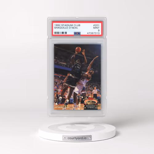 1992 Stadium Club #201 Shaquille O'Neal (PSA 9 MINT)
