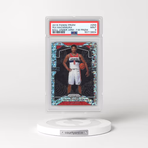 2019 Panini Prizm #255 Rui Hachimura - Variation-Fast Break Prizm (PSA 9 MINT)
