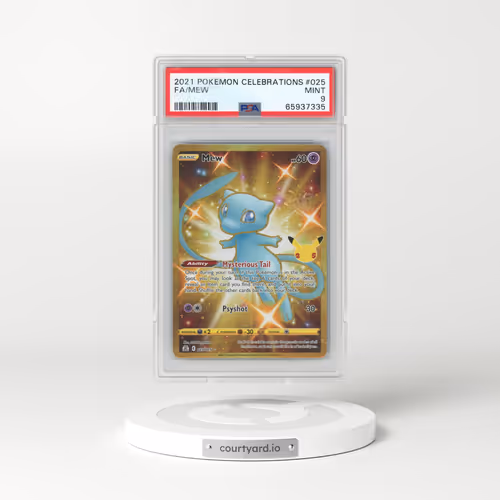 2021 Pokémon Celebrations #025 Mew - Full Art (PSA 9 MINT)
