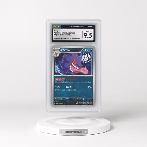2023 Raging Surf #035/062 Gengar (CGC 9.5 MINT+)