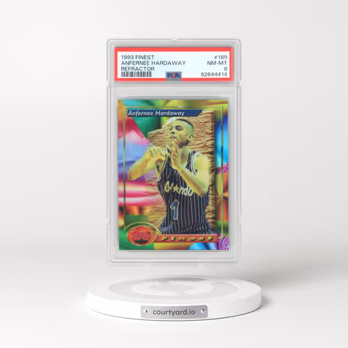 1993 Finest #189 Anfernee Hardaway - Refractor (PSA 8 NM-MT)
