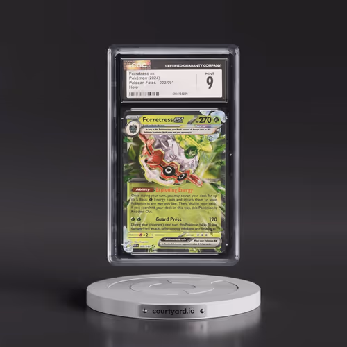 2024 Paldean Fates - PAF EN #002/091 Forretress ex - Holo (CGC 9 MINT)