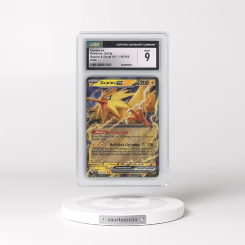 2023 Scarlet & Violet 151 - MEW EN #145/165 Zapdos ex (CGC 9 MINT)