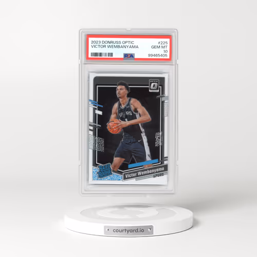 2023 Panini Donruss Optic #225 Victor Wembanyama (PSA 10 GEM MINT)