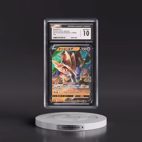 2021 25th Anniversary Collection #019/028 Zamazenta V - Holo (CGC 10 GEM MINT)