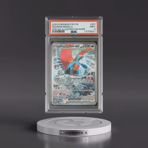 2023 Pokémon Par EN-Paradox Rift #251 Roaring Moon EX - Holo Special Illustration Rare (PSA 9 MINT)