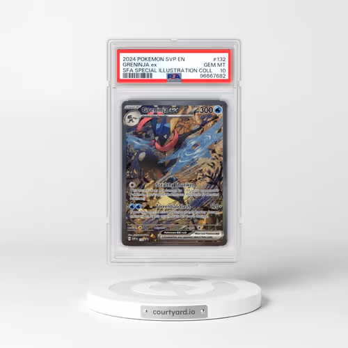 2024 Pokémon Svp EN-SV Black Star Promo #132 Greninja EX - Holo Shrouded Fable Special Illustration