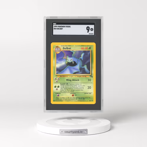 1999 Fossil #34 Golbat (SGC 9 MINT)