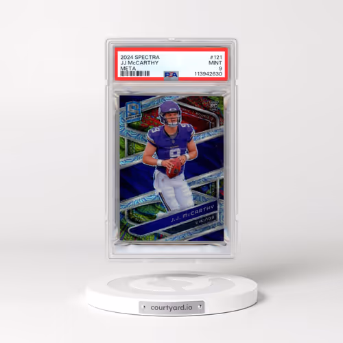 2024 Panini Spectra #121 JJ McCarthy - Meta (PSA 9 MINT)