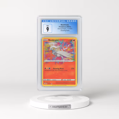 2021 Shining Fates #017/072 Reshiram - Amazing Rare (CGC 9 MINT)