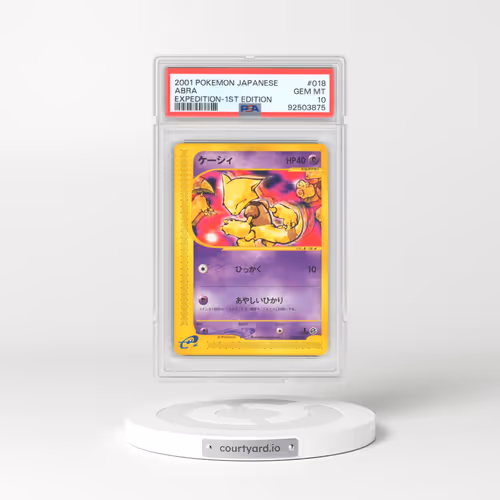 2001 Japanese Expedition #18 Abra - 1st Edition (PSA 10 GEM MINT)