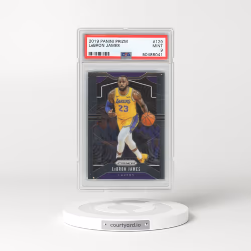 2019 Panini Prizm #129 LeBron James (PSA 9 MINT)