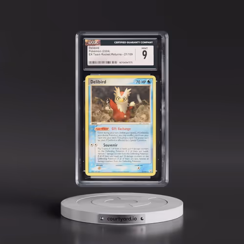 2004 EX Team Rocket Returns #21/109 Delibird (CGC 9 MINT)