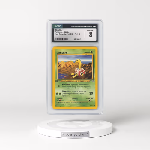 2000 Neo Genesis #72/111 Shuckle - 1st Edition (CGC 8 NM-MT)