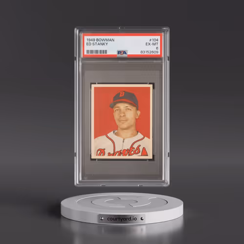 1949 Bowman #104 Ed Stanky (PSA 6 EX-MT)