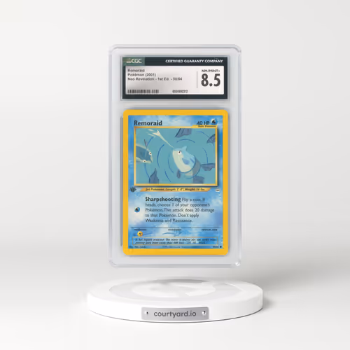 2001 Neo Revelation #50/64 Remoraid - 1st Edition (CGC 8.5 NM-MT+)