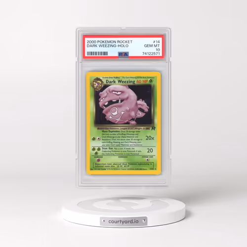 2000 Pokémon Rocket #14 Dark Weezing - Holo (PSA 10 GEM MINT)