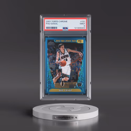 2001 Topps Chrome #131 Pau Gasol (PSA 9 MINT)