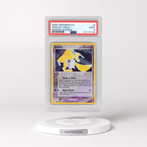 2004 Pokémon EX Hidden Legends #8 Jirachi - Holo (PSA 9 MINT)